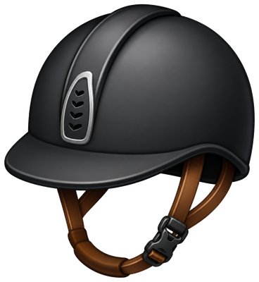 Equestrian riding helmet